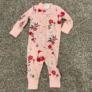 Pink newborn Hanna Andersson sleeper